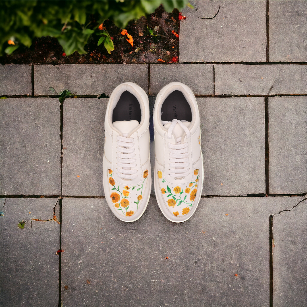 Sunflower Hand-Painted Nature Shoe